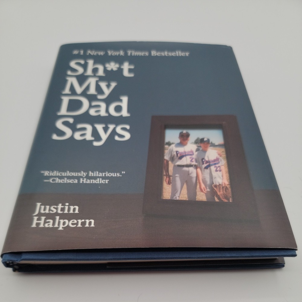 Justin Halpern Sh*t My Dad Says Hardcover First Edition Humor Comedy Excellent‎